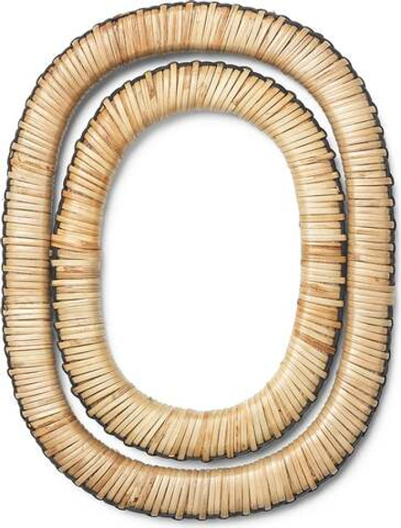 Набор подставок под горячее Ferm Living Weave, 2 штуки, дерево, 0 0 см, бежевая