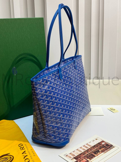 Синяя сумка шоппер Artois PM Maison Goyard