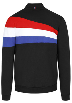 Мужская теннисная кофта Le Coq Sportif TRI Sweat No.1 M - черный