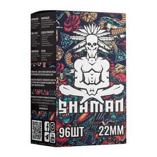Уголь Кокосовый 22мм - Shaman 96шт