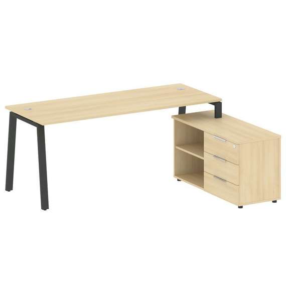 Метал Систем Рабочая станция с тумбой на А-образном м/к БА.РС-СТС-2.5 (R)