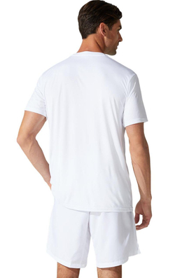 Футболка мужская теннисная Asics Court M Spiral Tee - brilliant white