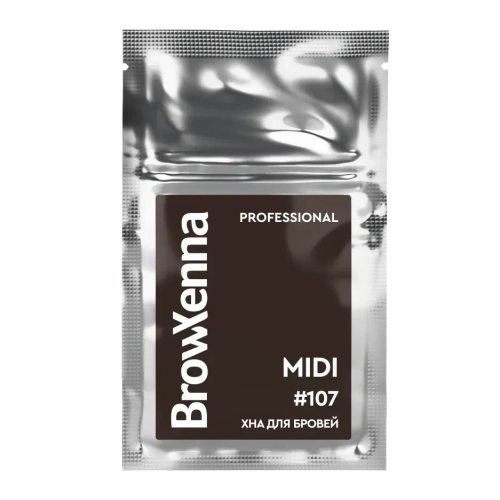 Хна для бровей Темная земля #107 BrowXenna, 3 гр