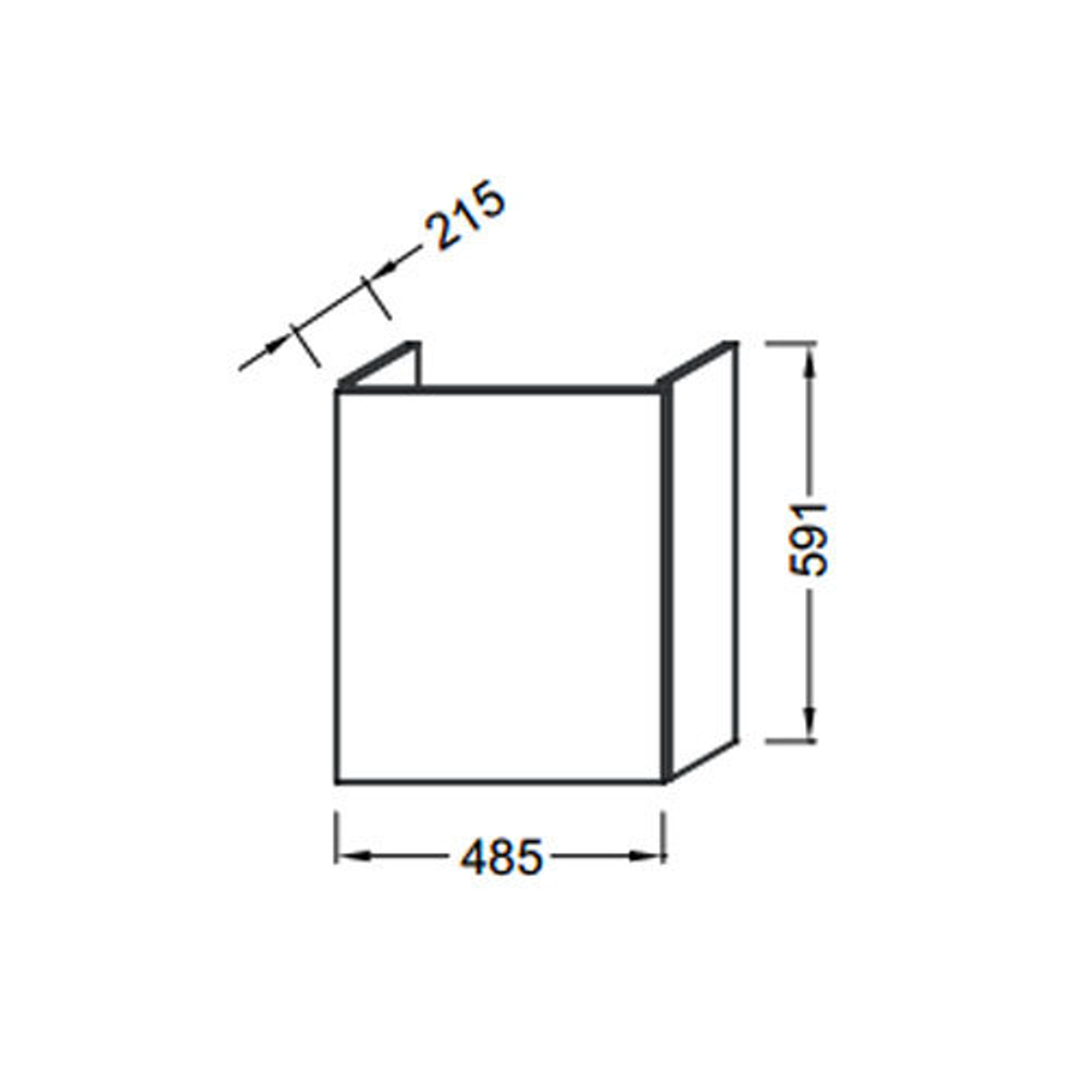 Тумба под раковину Jacob Delafon 48х21 Odeon Up EB863RU-E5 светлый дуб