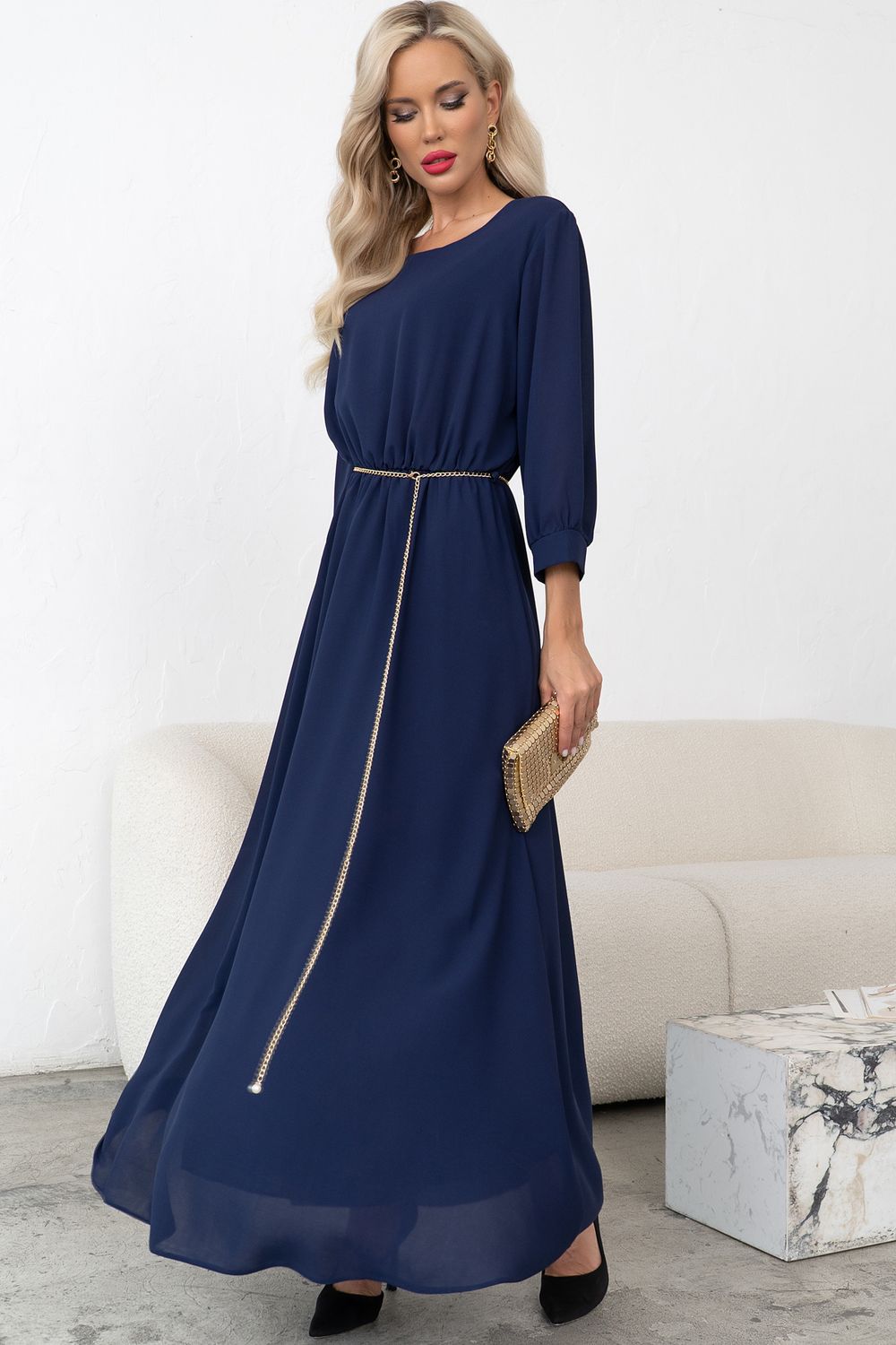 Платье Мая (синий) Р11-1250/3 Nikol