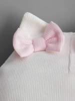 Осенняя шапка для девочки с ушками и снуд