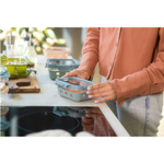 Контейнер для запекания, хранения и переноски продуктов в чехле smart solutions, 640 мл, синий