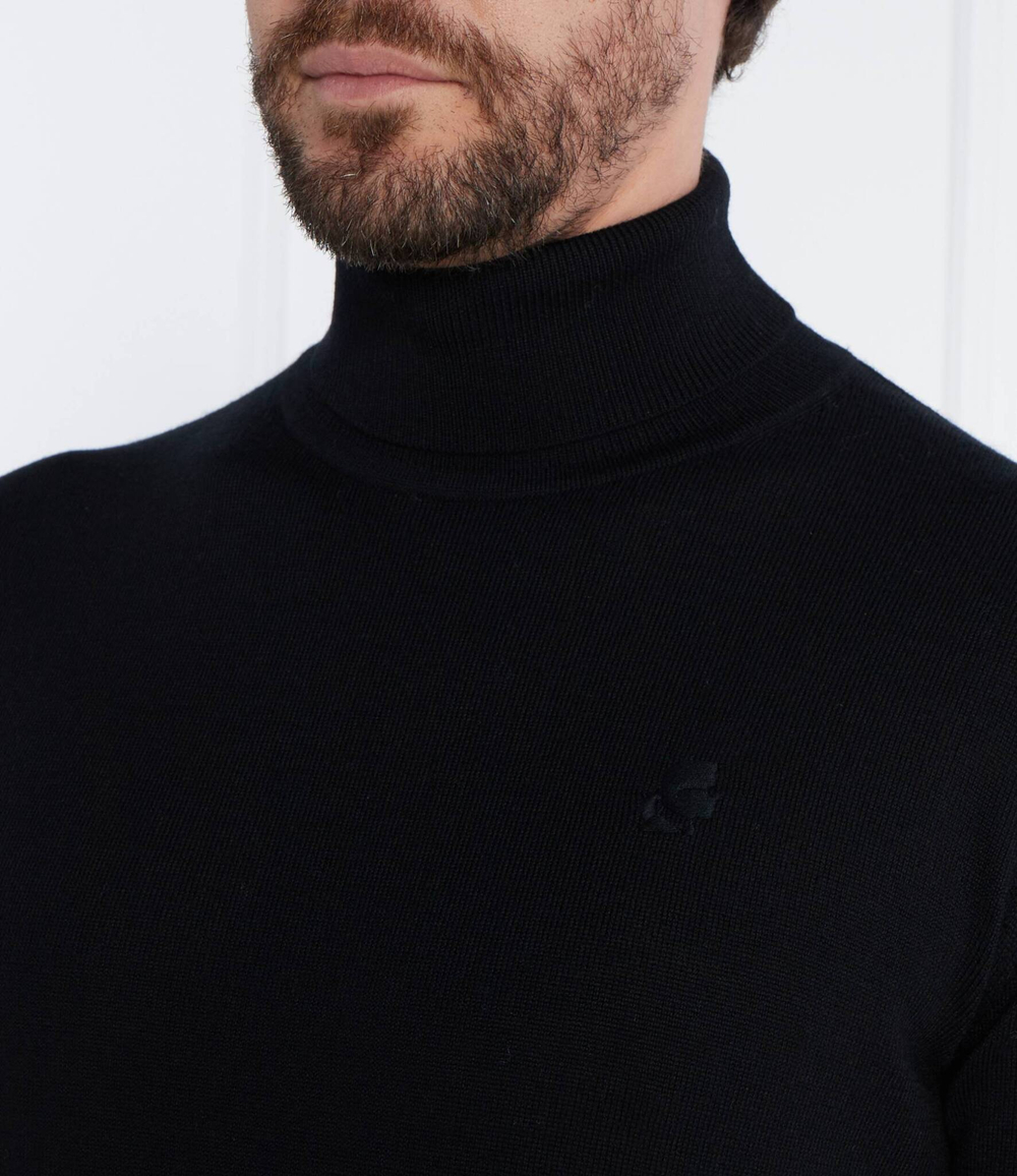 Хлопковый гольф Karl Lagerfeld - черный(655058 534399)