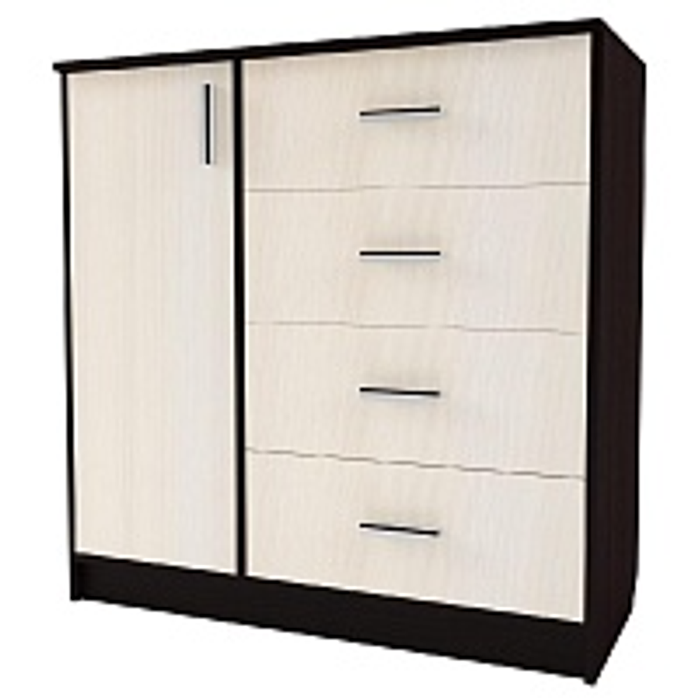 Комод № 9 венге/млечный дуб