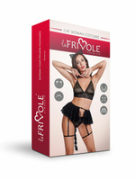 Костюм Игривой кошечки Le Frivole черный S/M
