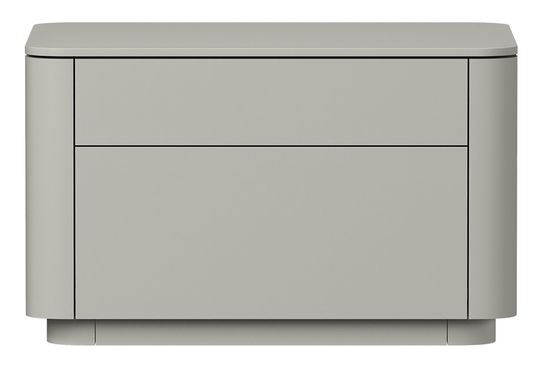 Тумба прикроватная Tammi 2 ящика ширина 60 см (серо-бежевый)