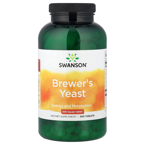 Swanson Vitamins, пивные дрожжи, 500 таблеток