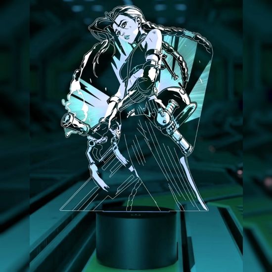 3D лампа League of Legends Джинкс
