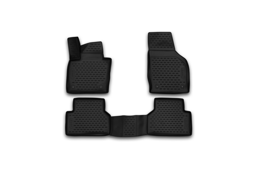 Коврики 3D в салон AUDI Q3, 2015-, АКПП, 4 шт. (полиуретан) Element.CARAUD00001