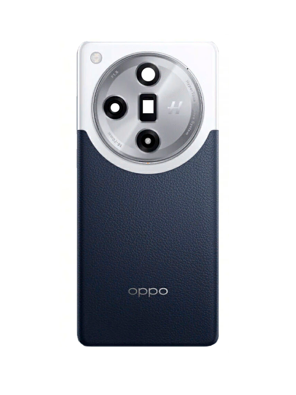 Задняя крышка для Oppo Find X7 синяя (Blue) со стеклом камеры