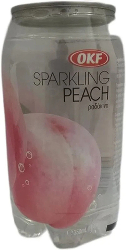 Газированный напиток OKF Sparkling Peach "Персик" 0.35 - пэт