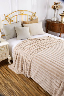 Плед 160х220 Sofi De MarkO Анабель бежевый