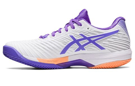 Женские Кроссовки теннисные Asics Solution Speed FF 2 Clay - white/amethyst