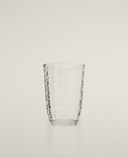 Zara Home стакан из стекла, цвет прозрачный, 12 см · 0284/401