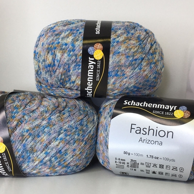 Stock Italy Fashion Arizona Schachenmayr  100% хлопок . 200м/100гр   col.00085   Вес моточка примерно 50гр Цена за моток