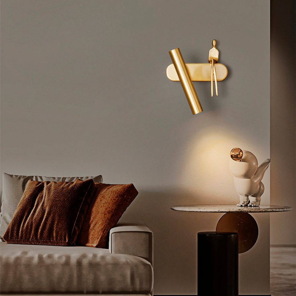 Настенный светильник REMUS Left Brass