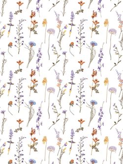 Наволочка комплект 2шт перкаль Сказка "Флора" 40x60 см на молнии