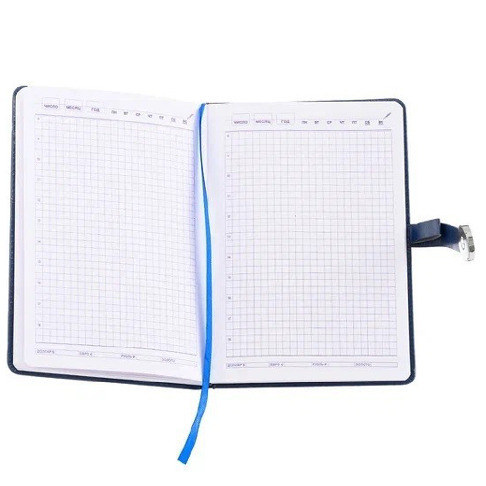 Ежедневник Basir, формат А5, материал-кожезаменитель, микс цветов, 116 листов, размер 14,5*21 см