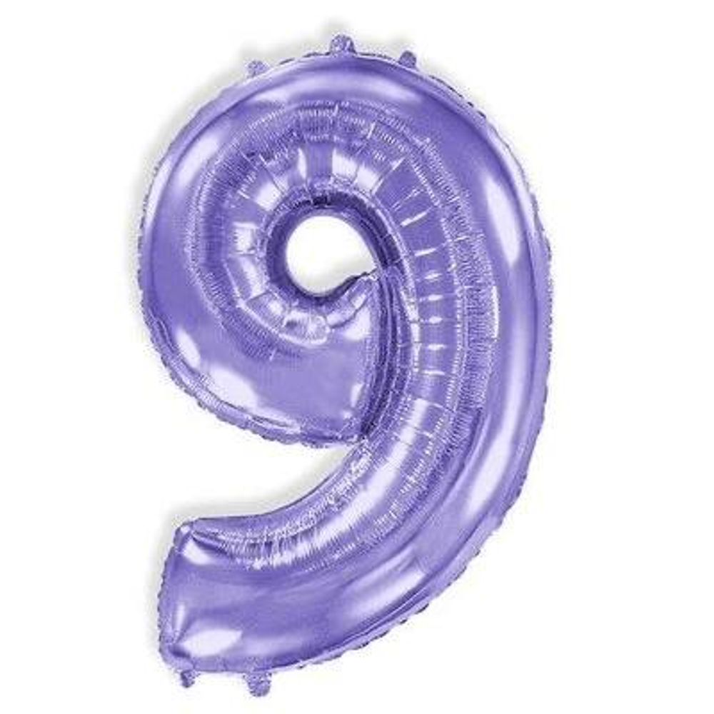 Цифра "9" Сирень