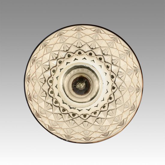 8056/1A SUSPENTIONI LN26 395 черный/амбер металл/стекло Подвесной светильник E27 1*60W 220V ELENIKA