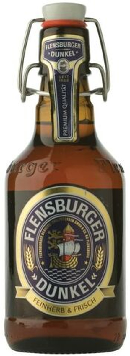 Пиво Фленсбургер Дункель / Flensburger Dunkel 0.33 - стекло