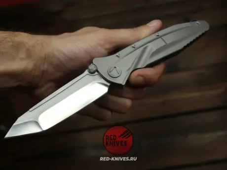 Нож Microtech SOCOM Delta T/E Титановый А+++ - танто клинок, рукоять титан (новое покрытие рукояти) RK-490