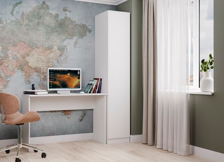 МС Мори Шкаф МШ 400 Белый