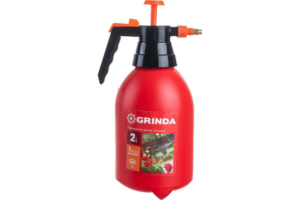 GRINDA PS-2, 2 л, ручной, колба из полиэтилена, помповый опрыскиватель (425053)