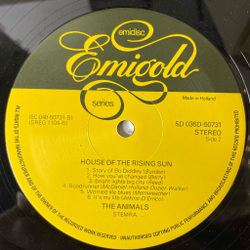 Винтажная виниловая пластинка LP The Animals House Of The Rising Sun (Holland 1980)