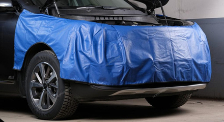 NORDBERG NN3 Накидка защитная Крыло-Бампер-Крыло на джип, синяя