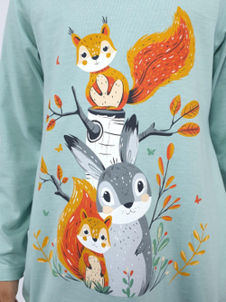 022-01-6 Комплект для девочки (джемпер+ лосины)