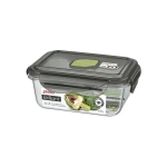 КОНТЕЙНЕР ДЛЯ ПРОДУКТОВ ГЕРМЕТИЧНЫЙ С КЛАПАНОМ BRILLIANT ПРЯМОУГОЛЬНЫЙ 0,45Л (Черный)