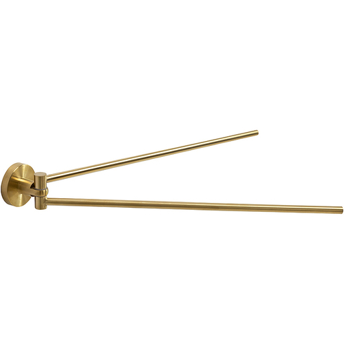 Полотенцедержатель Cezares Relax RELAX-THD-S-BORO двойной поворотный Брашированное золото