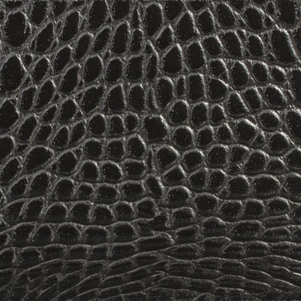 Визитница карманная BEFLER "Кайман", на 40 визиток, натуральная кожа, крокодил, черная, V.30.-13