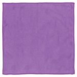 Салфетка из МИКРОФИБРЫ для стекла и оптики 30х30 см, фиолетовая, 250 г/м2, ОФИСМАГ, 601260