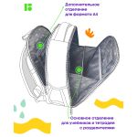 Ранец Berlingo Expert Mini Football power 36х27х14см, 2 отд., анатомическая спинка, с мешком д/обуви