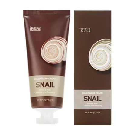 Крем для рук с муцином улитки TENZERO Relief Hand Cream Snail (100мл)