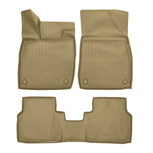 Ковры в салон Norplast/Unidec для Mazda 2 (2015-), Бежевый, арт.NPA11-C55-021-B