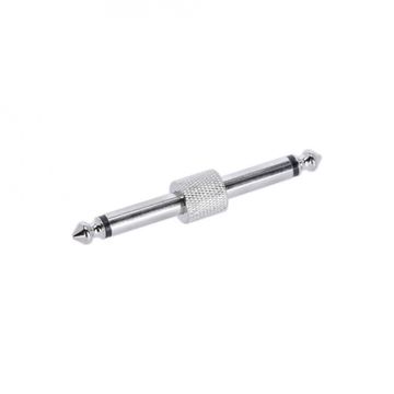Adam Hall K4AJM2JM2S - адаптер TRS 6.3 mm mono (M) - TRS 6.3 mm mono (M), серебристый