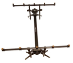 Под для рыбалки ,род-под для удилищ, держатель для удочек, подставка для 5 удилищ. "Ушки" на резьбе.