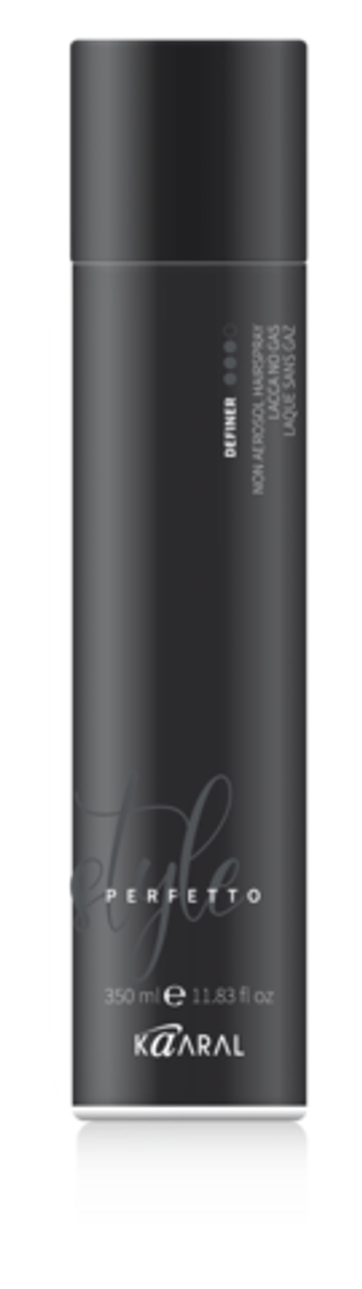 Лак экстра фиксации без газа KAARAL Style Perfetto Definer Extra Strong Hold Working No Aerosol Spray - 350 мл.