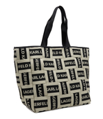 Сумка-шопер k/webbing logo lg tote Karl Lagerfeld - бежевый(235W3029)