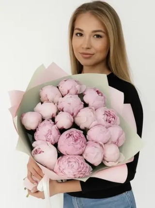 Букет "Розовый рассвет"