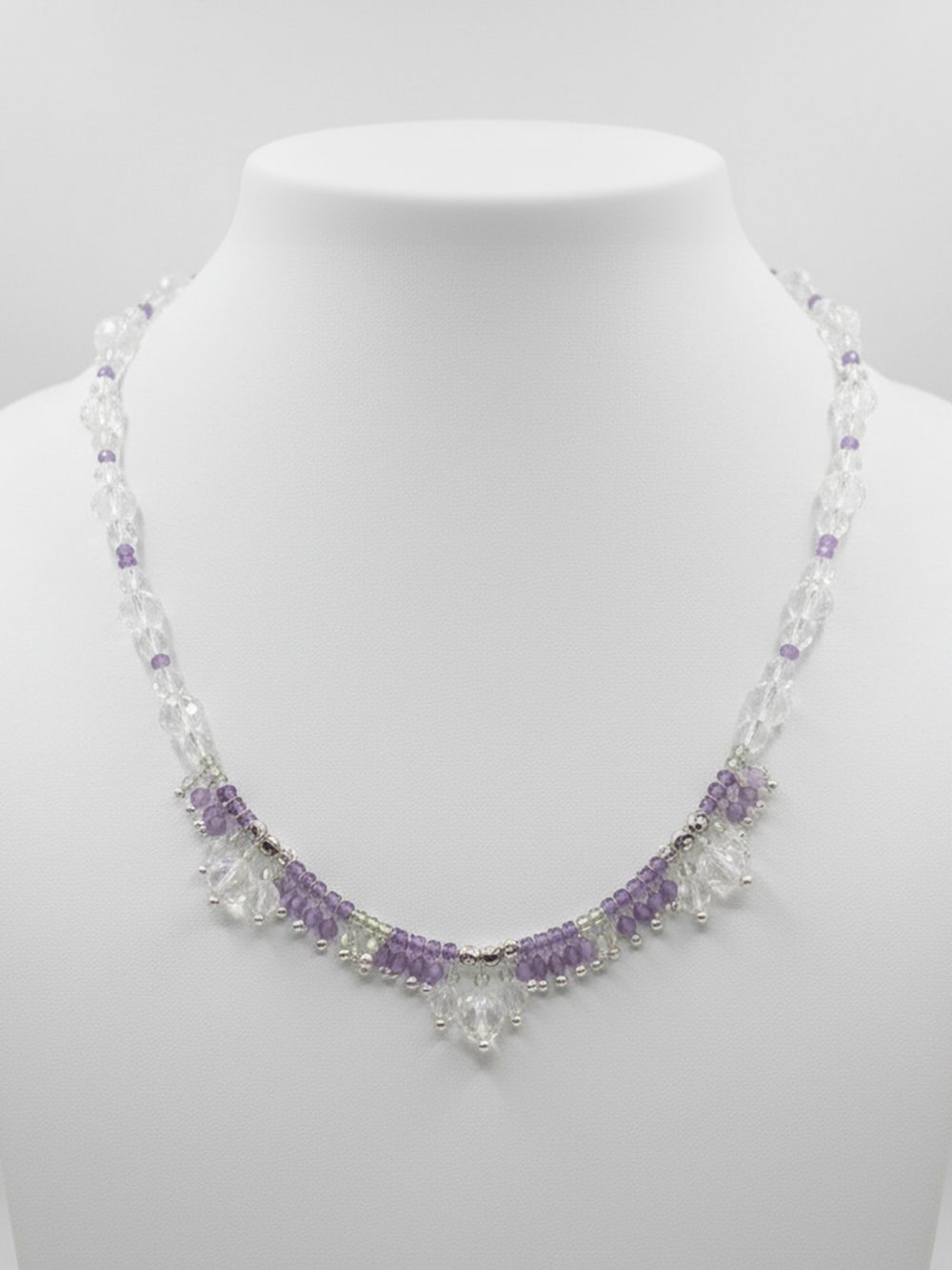 Колье "Хрустальные искры"