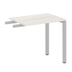 Metal System Приставной элемент на П-образном м/к БП.ПР-2 Дуб Наварра/Металл Серый 800*600*750